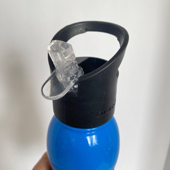 Blue Enviro-Bottle BPA-Free Drink Container With Flip-Up Nozzle Comfort Grip - Picture 4 of 15